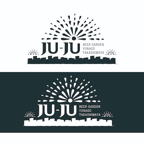 ビアガーデン JU-JU様 ロゴ