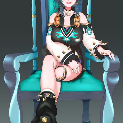 輪堂千速(ファンアート)