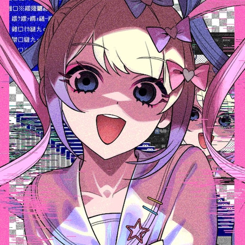 第32回デジタル塗り絵コンテスト「塗りマス！」参加イラスト