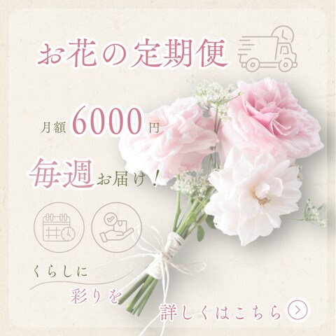 お花の定期便