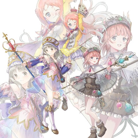 アーランドの錬金術師の主人公たちの全身イラスト