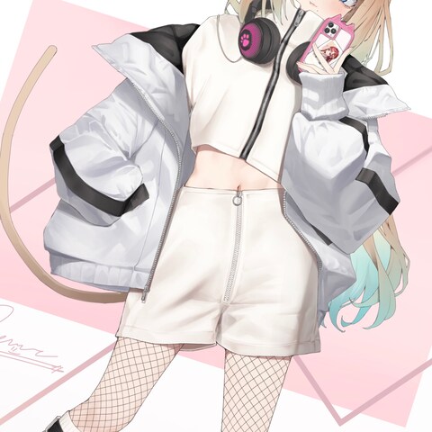 ツインテ猫ちゃん