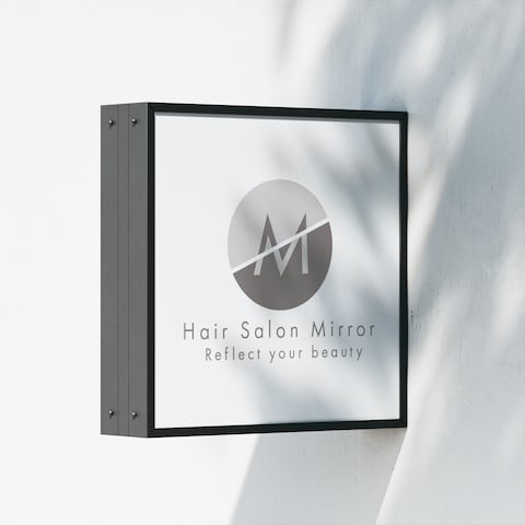 ヘアサロン　ロゴ