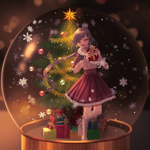 全身イラスト＋背景