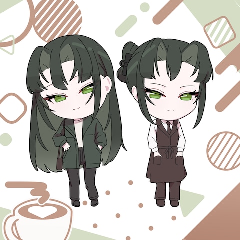 ミニキャラ全身(マニッシュ)