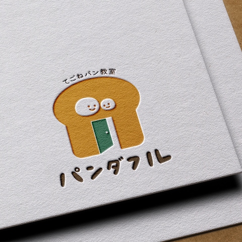 おうちパン教室のロゴデザイン