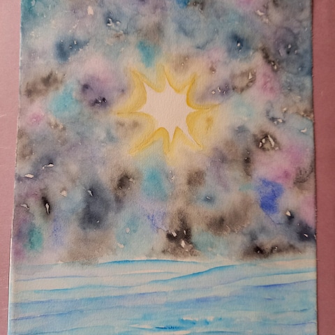 星と海と夜空