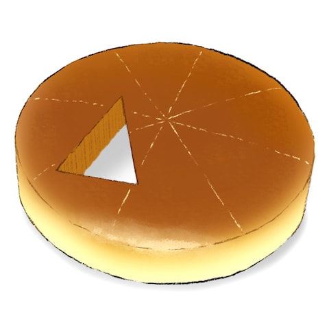 チーズケーキのイラスト