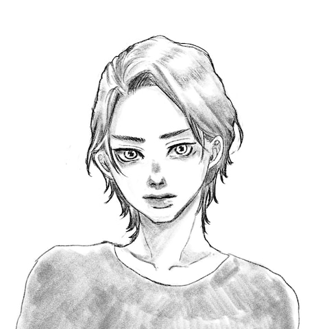 鉛筆画イラスト