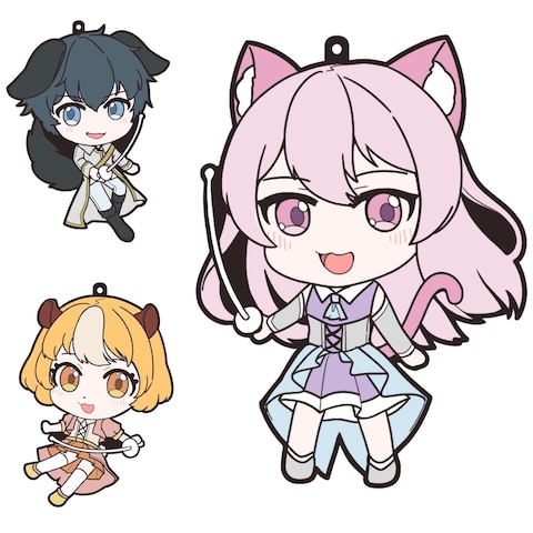 ラバーストラップのデザインイラスト