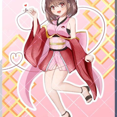 オリジナルキャラクター　立ち絵用