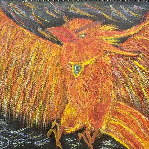 温かみのある幻想的な動物イラスト