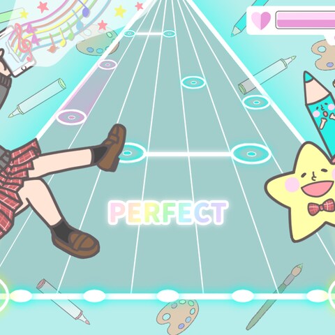zoom背景/PC壁紙画像（音楽ゲーム・イラスト）