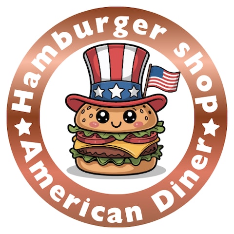 ハンバーガーショップ様ロゴ