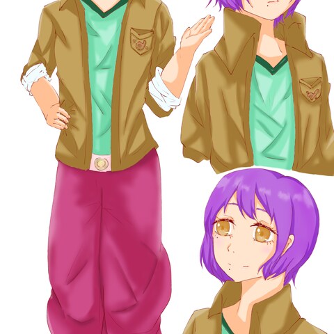 【仕事絵】立ち絵(表情差分有り)