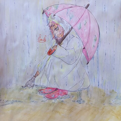 【ギャラリー展示会(大阪)】雨と少女