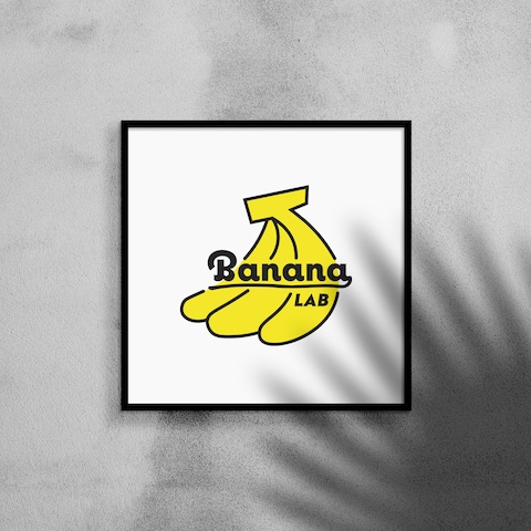 バナナジュース専門店「Banana LAB」ロゴデザイン