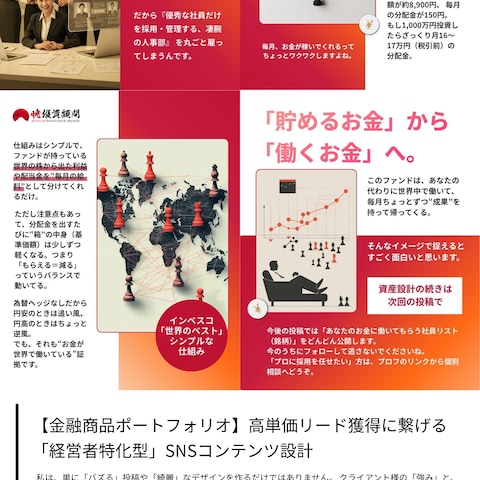 金融（投資）特化型SNSコンテンツ戦略