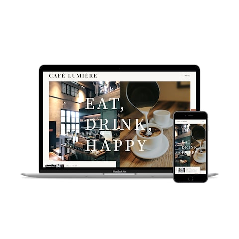 北欧カフェのWebサイト