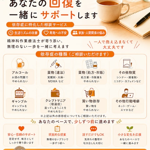 依存問題にお困りの方