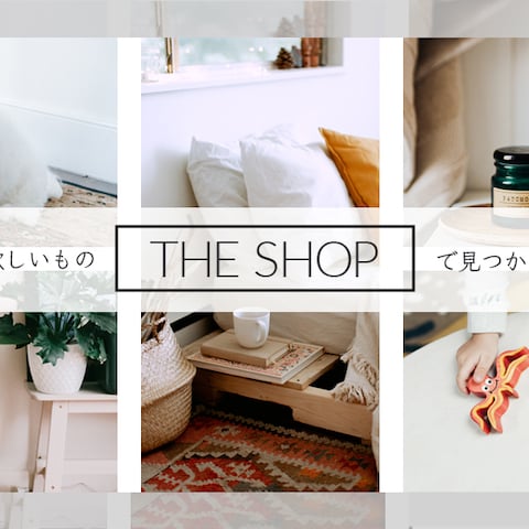 【自主制作】THE SHOP（架空）のECサイト用トップ画像
