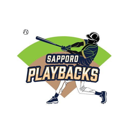 野球チームロゴデザイン