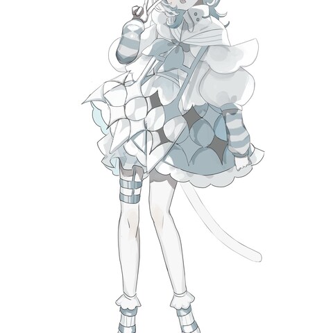 キャラクターデザイン立ち絵