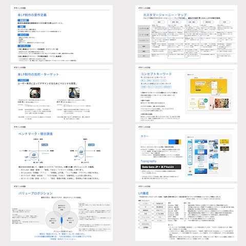 アプリ開発会社様のWebサイト-マーケティング資料
