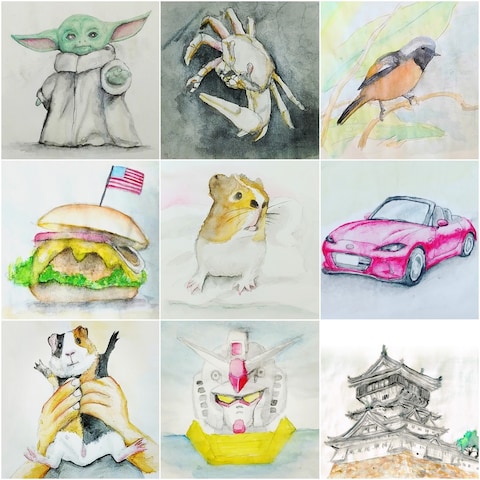 水彩画