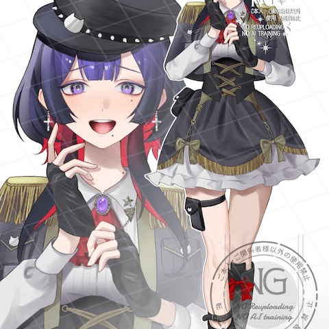 IRIAM用立ち絵イラスト制作