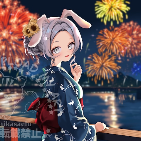 夏イラスト描かせて頂きました！