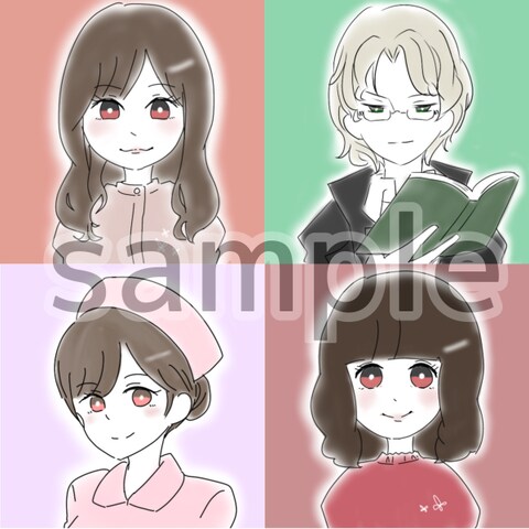 ふんわりイラストsample