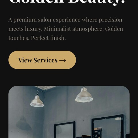 Salon Website Demo