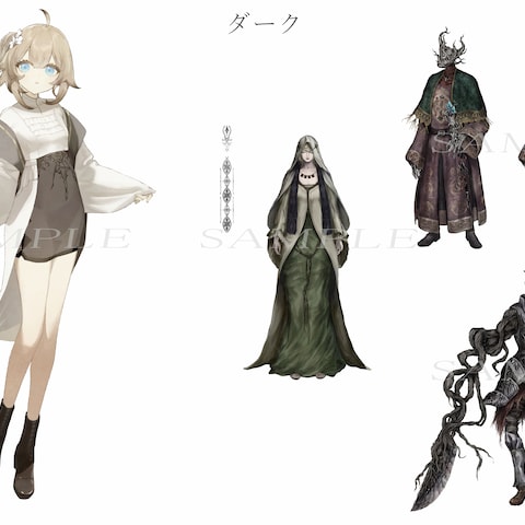 キャラクターデザインサンプル