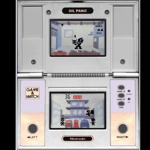 ゲームウォッチ　オイルパニック