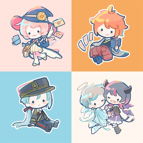 ミニキャラ　サンプルイラスト