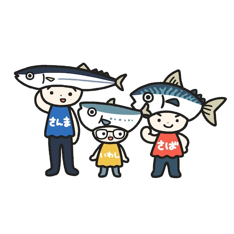 水産物食品会社「キョクヨー」イメージキャラクター制作