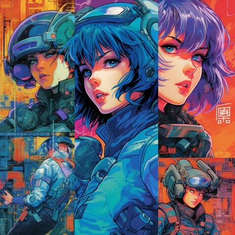 futuristic girl