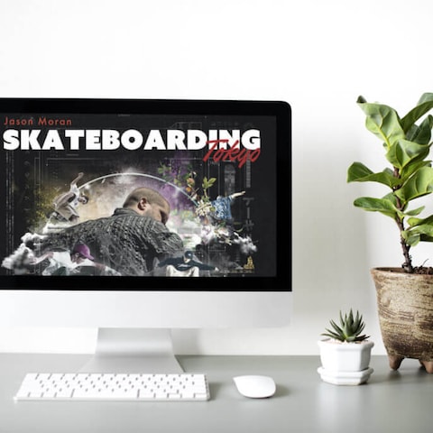 Skateboarding in Tokyo