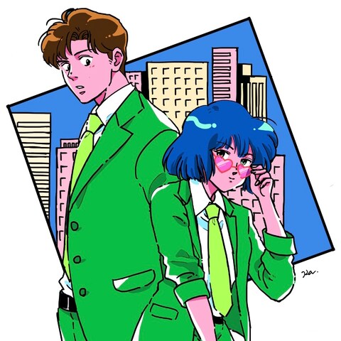 アイコンサンプル（背景あり）
