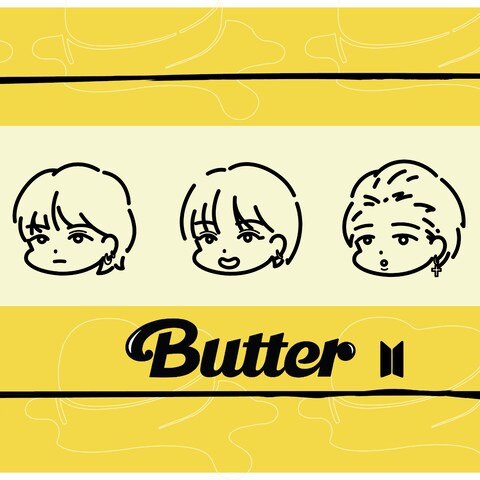 『Butter』メインビジュアルからメンバーアイコン作成