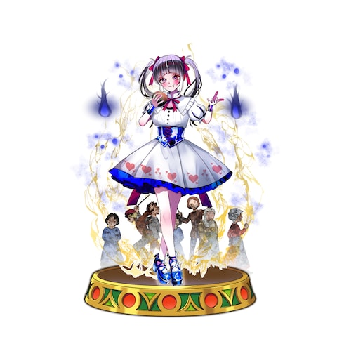 イラストコンテストにてオリジナルの女の子