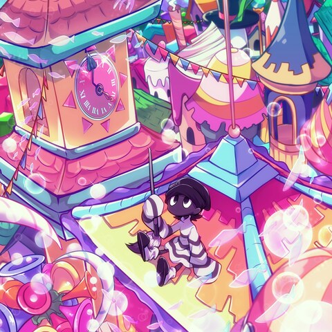 キャラクター＋背景イラスト