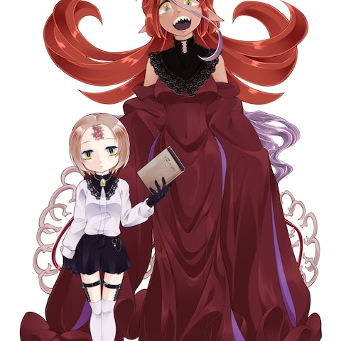 ｢黙するモノと獣｣キャラクター立ち絵サンプル