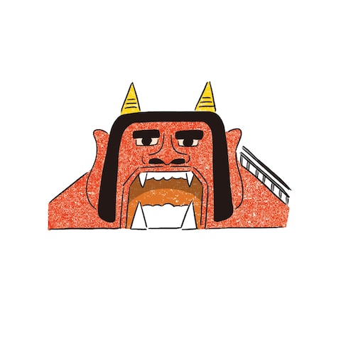 商店街紹介冊子イラスト