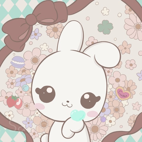 やわらかくて優しい動物アイコン制作