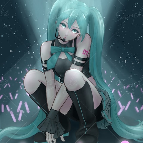 初音ミク一枚絵