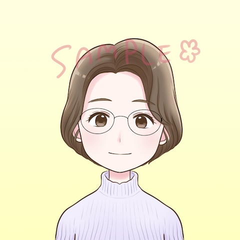 ゆるっと大人かわいいシンプルイラストのご依頼♪