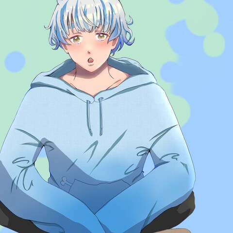 キャラクター等身一枚イラスト