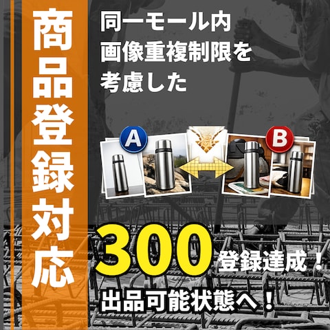 モール規約に基づく画像差分作成・出品対応